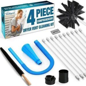 Sealegend Dryer Vent Cleaning Kit 4 Pcs Dryer Vent Cleaner Kit 30 Feet Dryer Lin